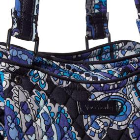 img 2 attached to Стильные и устойчивые: женские сумки и кошельки Vera Bradley Recycled Satchel Medallion