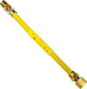 img 2 attached to 🔥 LASCO 10-1221 Flex Coated Gas Water Heater Supply Line: 12-Inch Length, 1/2-Inch OD Connector & Fittings