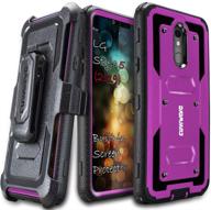 covrware aegis series compatible with lg stylo 5 / stylo 5 plus / stylo 5x (2019) with built-in [screen protector] heavy duty full-body rugged holster armor case [belt swivel clip][kickstand] cell phones & accessories logo