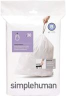 🗑️ simplehuman bin trash can bags liners 6l litres size b box pack of 30 - enhanced seo logo