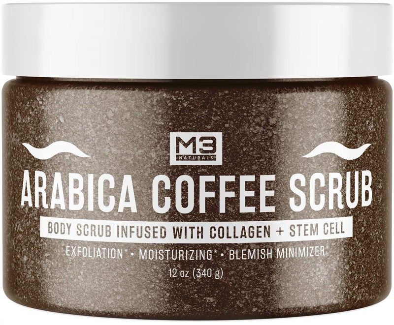 m3 naturals arabica coffee scrub 로고