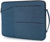 💦 waterproof laptop sleeve case for 14-15 inch lenovo flex 5 14/yoga c740 c940/ideapad 3 14, hp pavlilion x360 14/chromebook 14, acer chromebook 14, dell inspiron 14 - navyblue logo