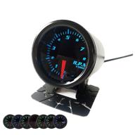 🎛️ 2 inch tachometer 52mm tacho gauge with 7 color tinted meter, 0~8000 rpm, smoke face, 12 v logo