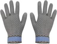 🧤 girls' accessories: knitted screen gloves pattern mittens logo
