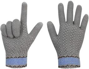 img 2 attached to 🧤 Girls' Accessories: Knitted Screen Gloves Pattern Mittens