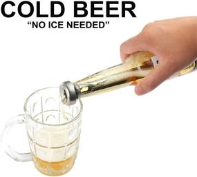 img 2 attached to 🍻 Guay Bebida Beer Chilling Sticks with Bottle Opener – Instant Ice Cold Drink Accessory for Men - Stainless Steel Beverage Cooler - Ideal Gift for Birthdays, Christmas, and Parties - Pack of 2