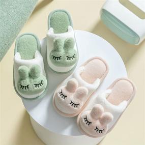img 3 attached to 🧦 Cozy & Stylish KUBUA Winter Indoor Bedroom Slippers for Boys' Shoes at Slippers.com