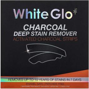 img 4 attached to 🦷 Ultra White Glo Charcoal Deep Stain Remover with Activated Charcoal Strips, Eliminate 10 Years of Stains in just 7 Days, Long-lasting Results, Enhanced Comfort with Non-Slip Strips, Ideal for Sensitive Teeth - 7 Applications