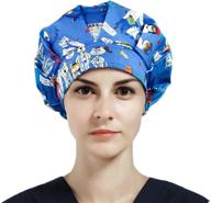 🧢 xinfu women's bouffant work cap for long hair ladies – 1pc logo