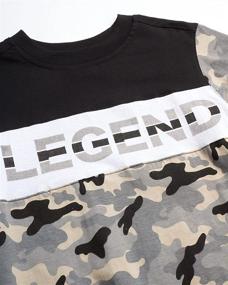 img 3 attached to 👕 Quad Seven Legendary Boys' Clothing Set - 2-Piece French-Inspired Collection