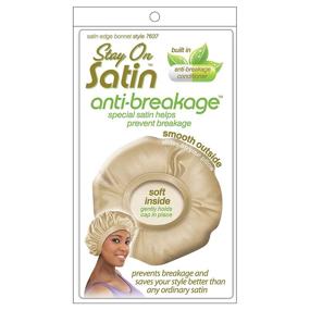 img 3 attached to 🌸 Satin Anti-Breakage Bonnet (Lilac) - Stay On Satin, 1 Count