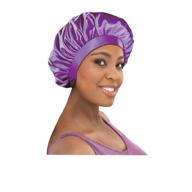 🌸 satin anti-breakage bonnet (lilac) - stay on satin, 1 count logo