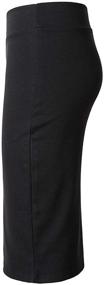 img 1 attached to Urban CoCo Elastic Stretch Bodycon Women's Clothing