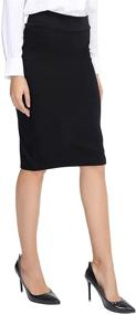 img 4 attached to Urban CoCo Elastic Stretch Bodycon Women's Clothing