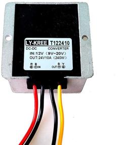 img 4 attached to 🔋 Преобразователь регулятора DC 12V в 24V: эффективный источник питания для автомобилей, солнечных систем и других устройств (10A/240W, принимающий входы DC9-20V)