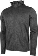 толстовка с капюшоном workout men charcoal heather логотип