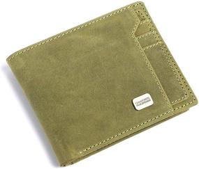 img 1 attached to Premium Leather Wallet with Enhanced Blocking Design