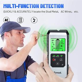 img 2 attached to Upgraded 6 in 1 Stud Finder Wall Scanner Detector - Electronic Sensor Wood Wall Detector Beam Finder with LCD Display & Sound Warning