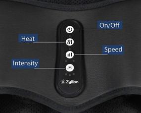 img 1 attached to Zyllion Shiatsu Foot Massager Machine: Ultimate Relief for Neuropathy, Plantar Fasciitis, and Tired Muscles - Kneading, Acupuncture, Compression, & Heat Therapy