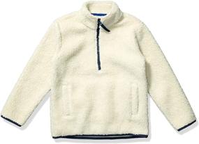 img 3 attached to 🧥 Boys' Amazon Essentials High Pile Quarter Zip Exploded Jacket & Coat