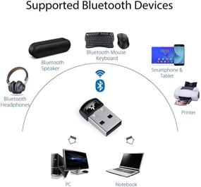 img 1 attached to 🔌 Avantree DG40SA Windows 10 Bluetooth USB Adapter, Wireless Dongle for PC with Plug & Play Support for Headphones, PS4 Gaming Controllers, Mouse, Keyboard, Printers, and More