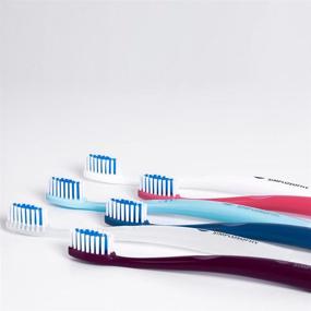 img 2 attached to 6 Pack Multicolor Simplosophy Ergonomic Toothbrush