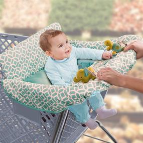 img 2 attached to 💎 Summer 2-in-1 Cushy Cart Cover and Seat Positioner, Diamonds: Ultimate Protection and Comfort for Your Baby