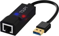 💻 tsupy usb 3.0 network adapter: gigabit ethernet converter & hub for mac, windows, linux logo