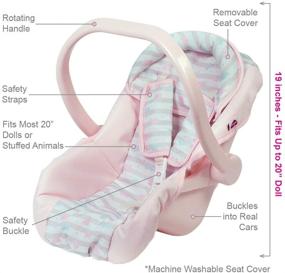 img 1 attached to 👶 Adora Car Seat for Baby Dolls