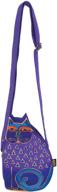 🐱 feline family cut out crossbody bag by laurel burch - model 6554 logo