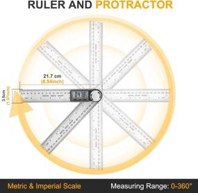 img 3 attached to 📏 Протравка из нержавеющей стали для точных измерений в деревообработке и строительстве.