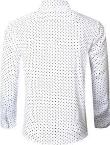 img 3 attached to NUTEXROL Men's Casual Cotton Sleeve Shirts: Stylish and Comfortable Clothing Options