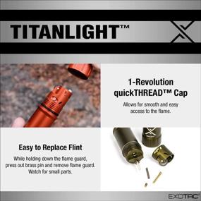 img 1 attached to 🔥 Refillable Lightweight Exotac TitanLIGHT