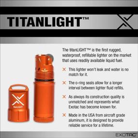 img 3 attached to 🔥 Refillable Lightweight Exotac TitanLIGHT