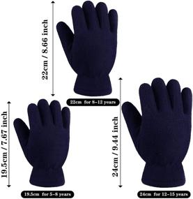 img 3 attached to Cooraby Mittens: Top-notch Outdoors Activity Supplies for Boys' Accessories