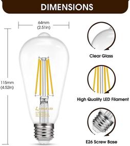 img 3 attached to 💡 LOHAS Dimmable LED Bulb with Equal Brightness