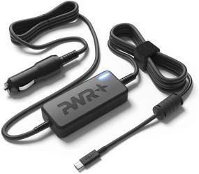 img 1 attached to Ultimate USB-C Laptop CAR Charger Power Adapter: Lenovo Yoga Thinkpad MacBook Pro Air Retina Razer Blade Stealth Chromebook Pixel Acer Swift Samsung Asus Dell Microsoft Universal Compatibility USB C PD3
