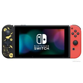 img 1 attached to 🎮 Hori Nintendo Switch D-Pad Controller (L) - Pokemon: Black & Gold Pikachu Edition - Officially Licensed by Nintendo & the Pokemon Company International