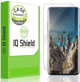 img 4 attached to 📱 Защитная пленка IQ Shield Screen Protector для OnePlus 7 Pro (2 штуки), жидкая прозрачная пленка Case Friendly LiquidSkin с технологией против пузырьков