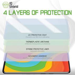 img 3 attached to 📱 Защитная пленка IQ Shield Screen Protector для OnePlus 7 Pro (2 штуки), жидкая прозрачная пленка Case Friendly LiquidSkin с технологией против пузырьков