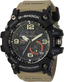 img 4 attached to 🕐 Часы кварцевые CASIO G-Shock GG1000-1A5 с резиновым ремешком - бежевые, 30