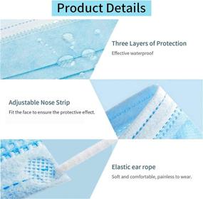 img 1 attached to 👶 Protective Children's Disposable Mask: Breathable and Anti Dust Solution