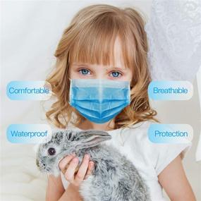 img 3 attached to 👶 Protective Children's Disposable Mask: Breathable and Anti Dust Solution