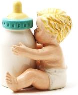 🍼 ceramic pacific giftware baby with bottle salt and pepper shaker - an attractive addition logo