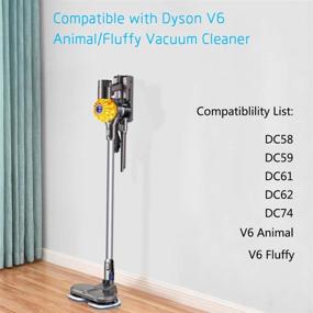 img 3 attached to Damp Mopping Head Attachment for Dyson 🧽 V6 Animal/V6 Fluffy/DC58/DC59/DC61/DC62/DC74 - No Water Container Included