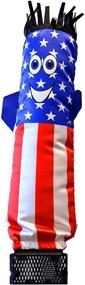 img 4 attached to 🚀 Stand Out with the LookOurWay Mini Air Dancers Inflatable Tube Man Set featuring a 29" Waving Inflatable Tube Guy with Blower - American Flag Design for Effective Advertising