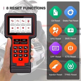 img 3 attached to 🛠️ thinkcar ThinkScan 609 Объемный сканер с 8 сервисами сброса и пожизненным бесплатным обновлением для систем ECM TCM ABS SRS - инструмент для диагностики OBDII автомобиля: сброс масла, тормозов, давления в шинах, SAS, ETS, форсунок, BMS, DPF.