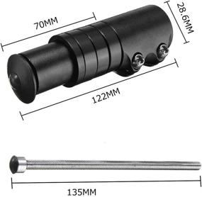 img 3 attached to 🚴 FOMTOR Bike Stem Riser: Enhance Comfort and Control for 1-1/8" 28.6mm Fork Bicycles