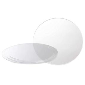 img 4 attached to Round Acrylic Plexiglass Sheet Thick Raw Materials for Plastics