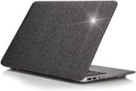 накладка macbook ymix с блестками и резиновым покрытием для защиты логотип